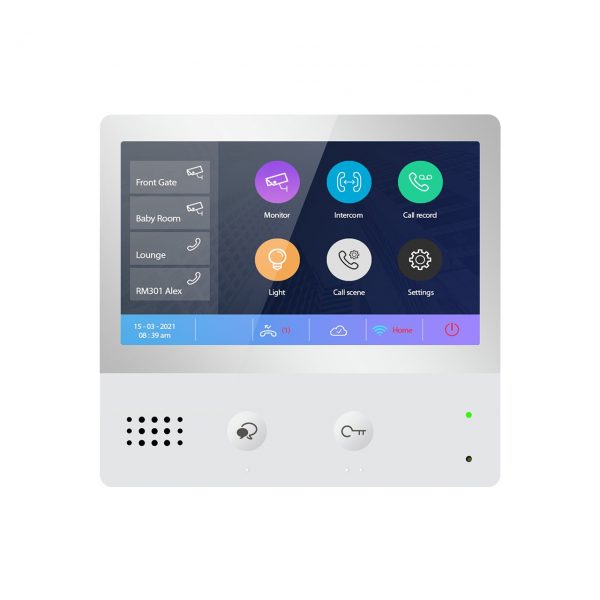 V-Tec DX471S/TD7 Color 7" IPS Wi-Fi monitor, "touch screen", white color