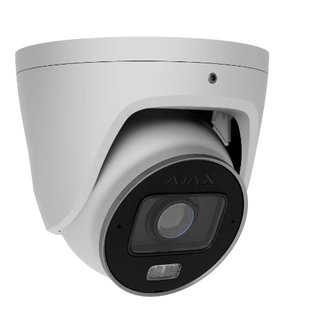 Ajax 126281.197.WH1 TurretCam HLVF(5Mp/2.8mm-12mm) WH, IP camera hybrid IR+white LED , IP65, PoE