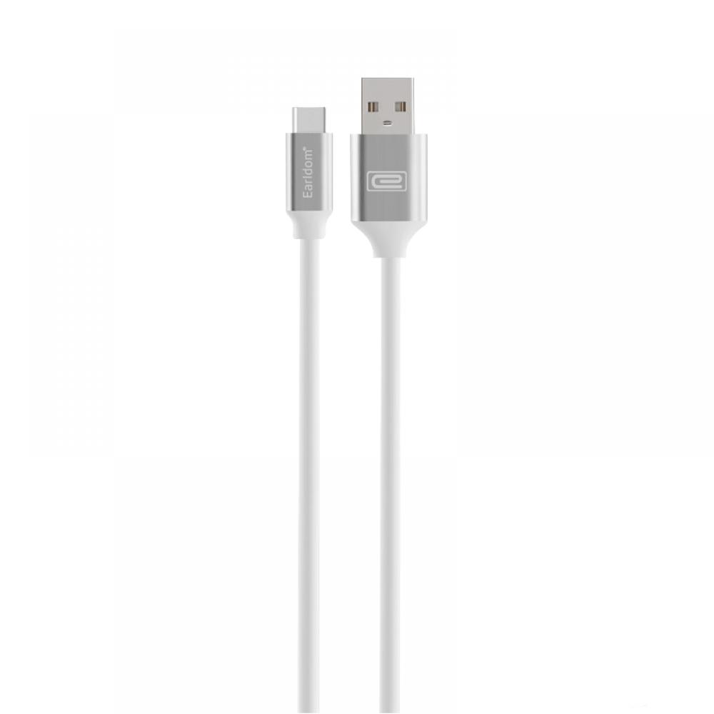 Earldom, 001C, Type-C,  Data cable, 1.0m, White - 14890