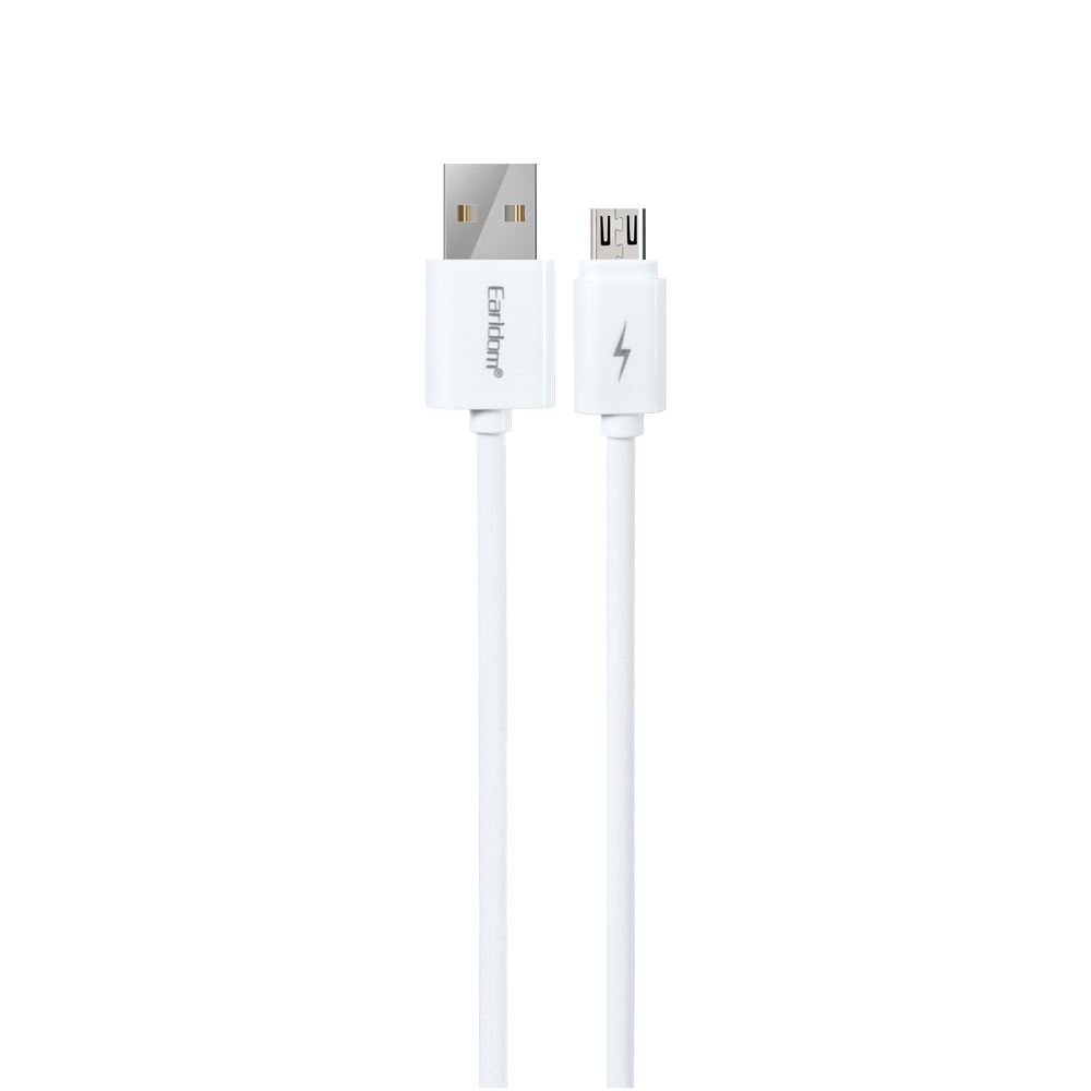 Earldom, S01, Micro USB, Data cable, 1.0m, White - 14894