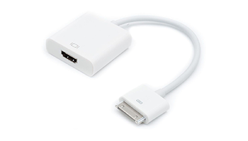 DeTech Adapter  iPad to HDMI, White - 18258 