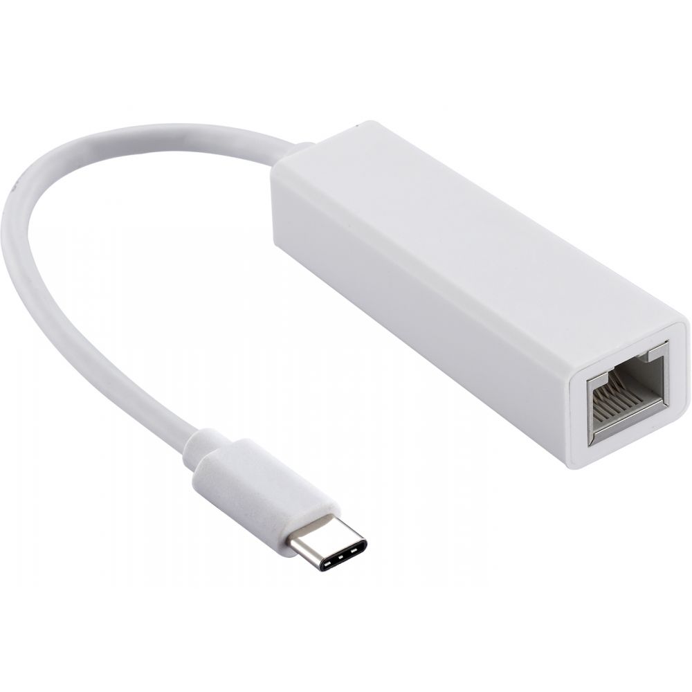 OEM Lan card USB 3.1 Type-C, White - 17164