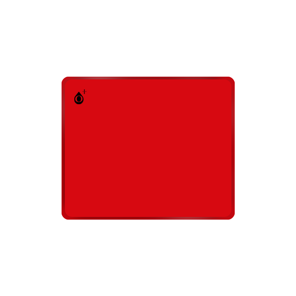 One Plus M2936,Mouse pad 245 x 210 x 1.5mm, Red - 17522