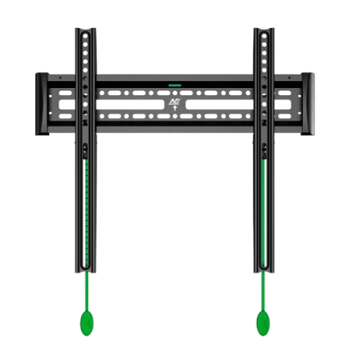 TV Wall Mount, No Brand, Fixed, Up to 65", Black - 17914