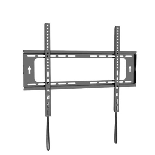 TV Wall Mount, No Brand, Fixed, Up to 75", Black - 17917