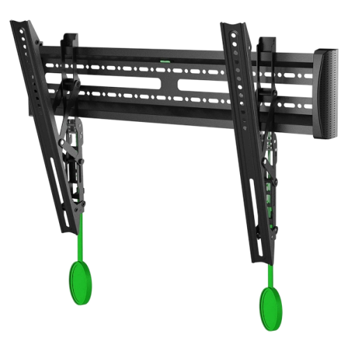 TV Wall Mount, No Brand, Tilting, Up to 75", Black - 17923