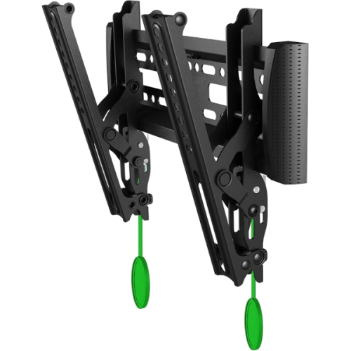 TV Wall Mount, No Brand, Tilting, Up to 45", Black - 17924