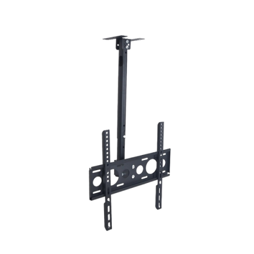 TV Ceiling Mount, No Brand, Fixed, Up to 58", Black - 17945