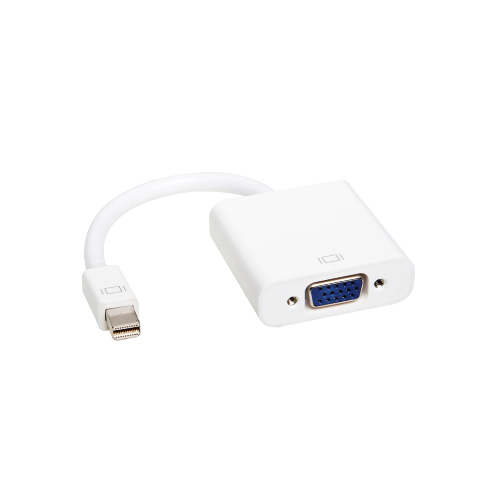 DeTech Adapter Mini DP M - VGA , 10sm, White - 18155 