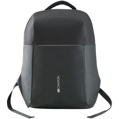 CANYON CNS-CBP5BB9 Anti-theft backpack for 15.6"-17" laptop black, USB cable length 0.6M 