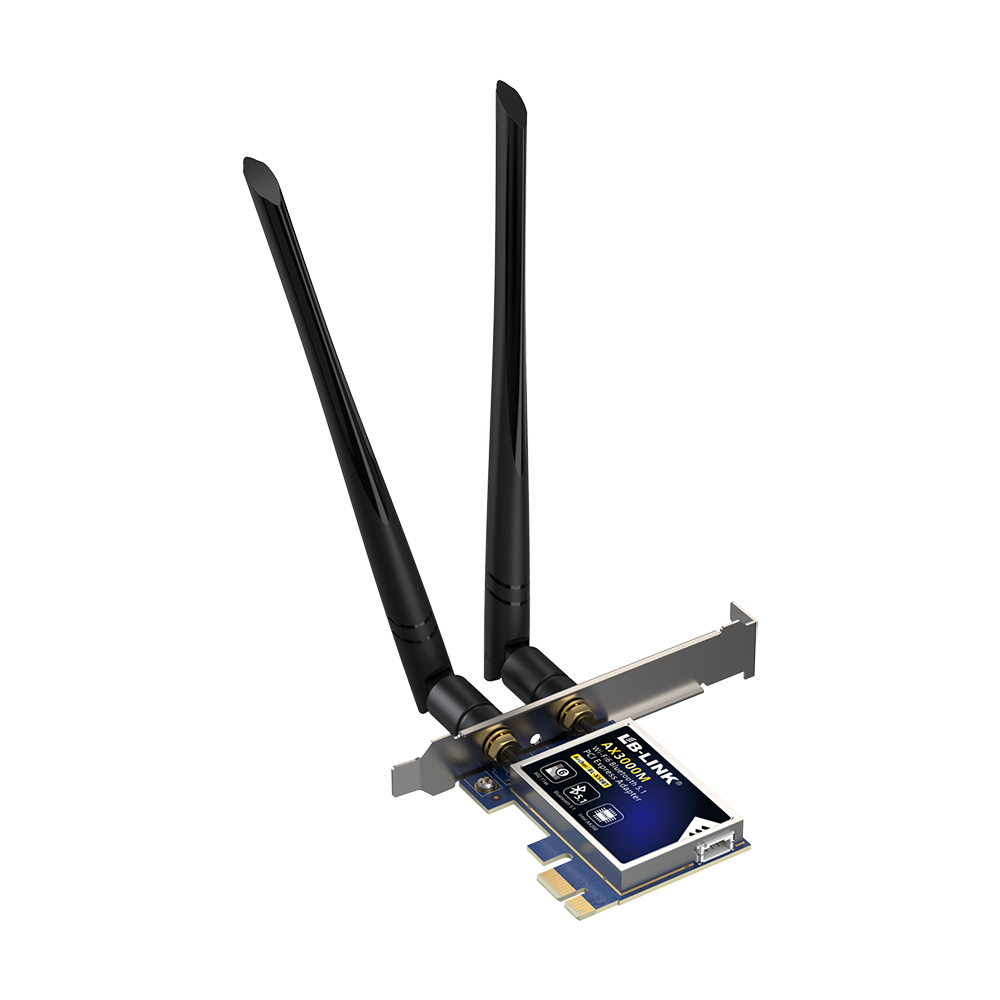 LB-LINK BL-X50BT,Wireless network adapter PCI-E, 2400Mbps, Bluetooth, 2.4/5Ghz, 2 x 6dBi - 19049