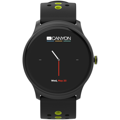 CANYON CNS-SW81BG Smart watch, 1.3inches IPS full touch screen, Alloy+plastic body