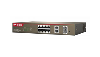 TENDA IP-COM S3300-10-PWR-M 100M+2-Port Gigabit TP/SFP Combo Web Smart PoE Switch