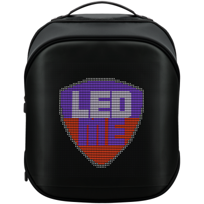 Prestigio PBLED125BK LEDme MAX backpack, animated backpack with LED display,black color