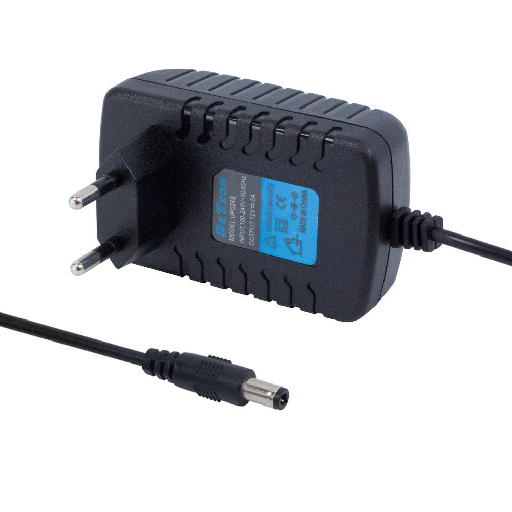 DeTech Laptop Adapter 24V/ 1A 5.5*2.5 - 205 