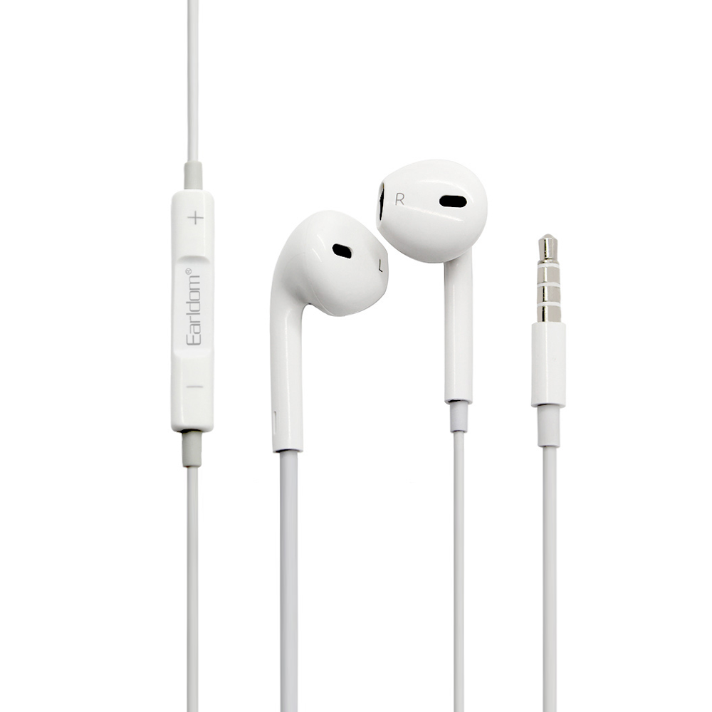 Earldom ET-E18,Earphones Microphone, White - 20421