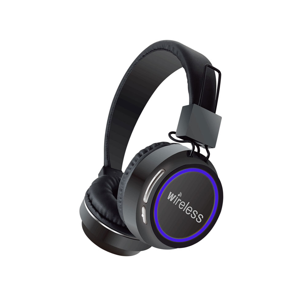 Oakorn T550BT,Bluetooth headphones FM, SD, Black - 20541