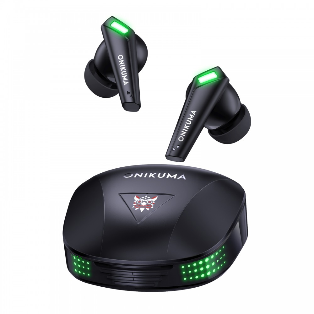 Onikuma T308,Bluetooth earphones Black - 20692
