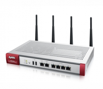 ZyXEL USG60W Security Gateway , VPN 20x IPSec/ 20x SSL, 6x 1Gb (4x LAN/DMZ, 2x WAN), 2x USB, WiFi