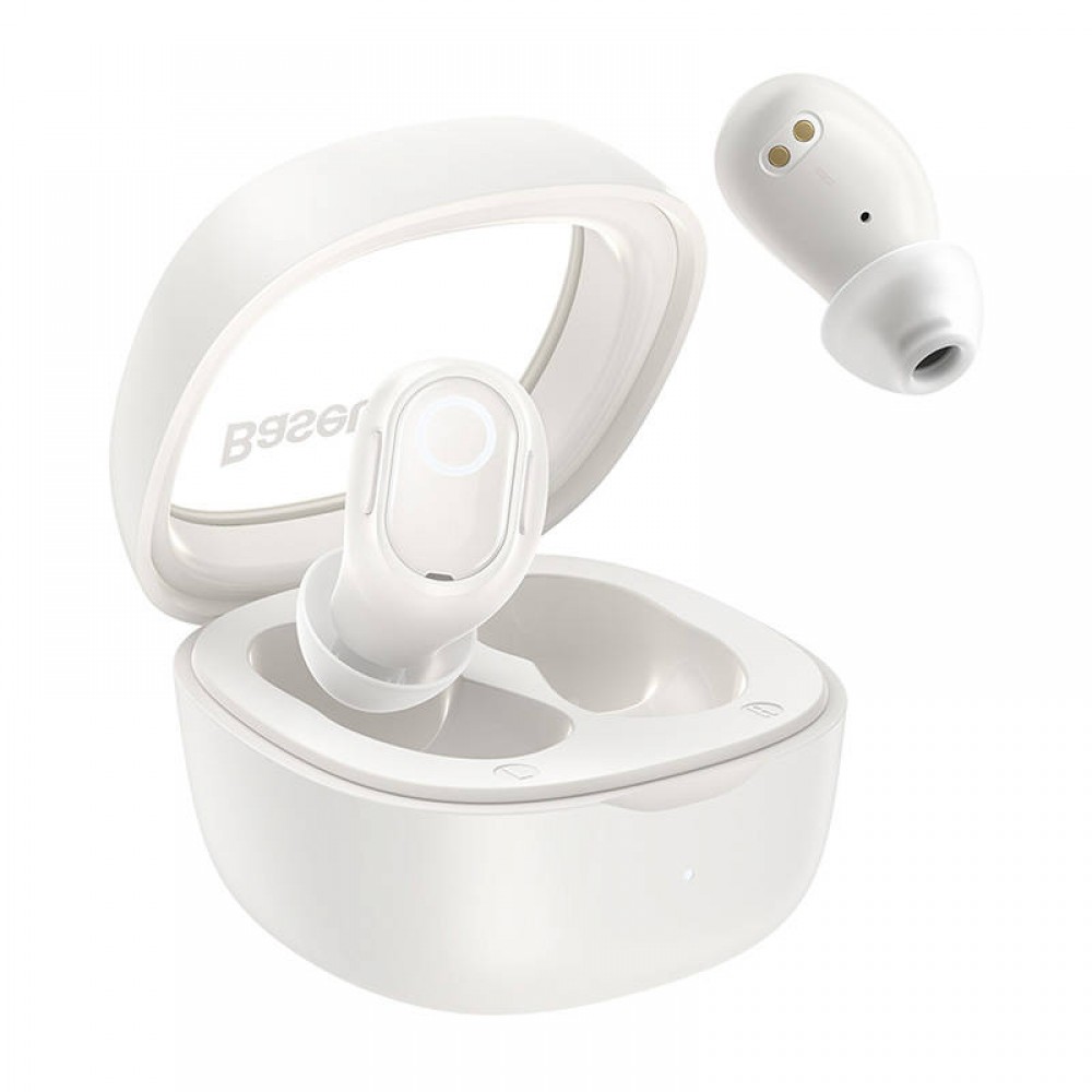 Baseus Bowie WM02 Bluetooth earphones TWS, White – 20759