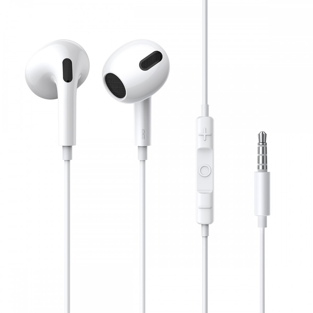 Baseus Encok H17,Mobile earphones Microphone, White - 20762