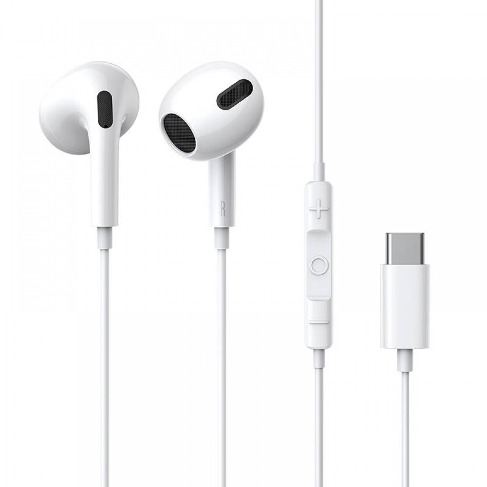 Baseus Encok C17 Earphones Type-C, Microphone, White - 20766