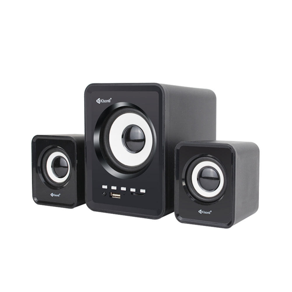 Kisonli U-2800BT,Speakers Bluetooth, 5W+2x3W, USB, Black - 22151