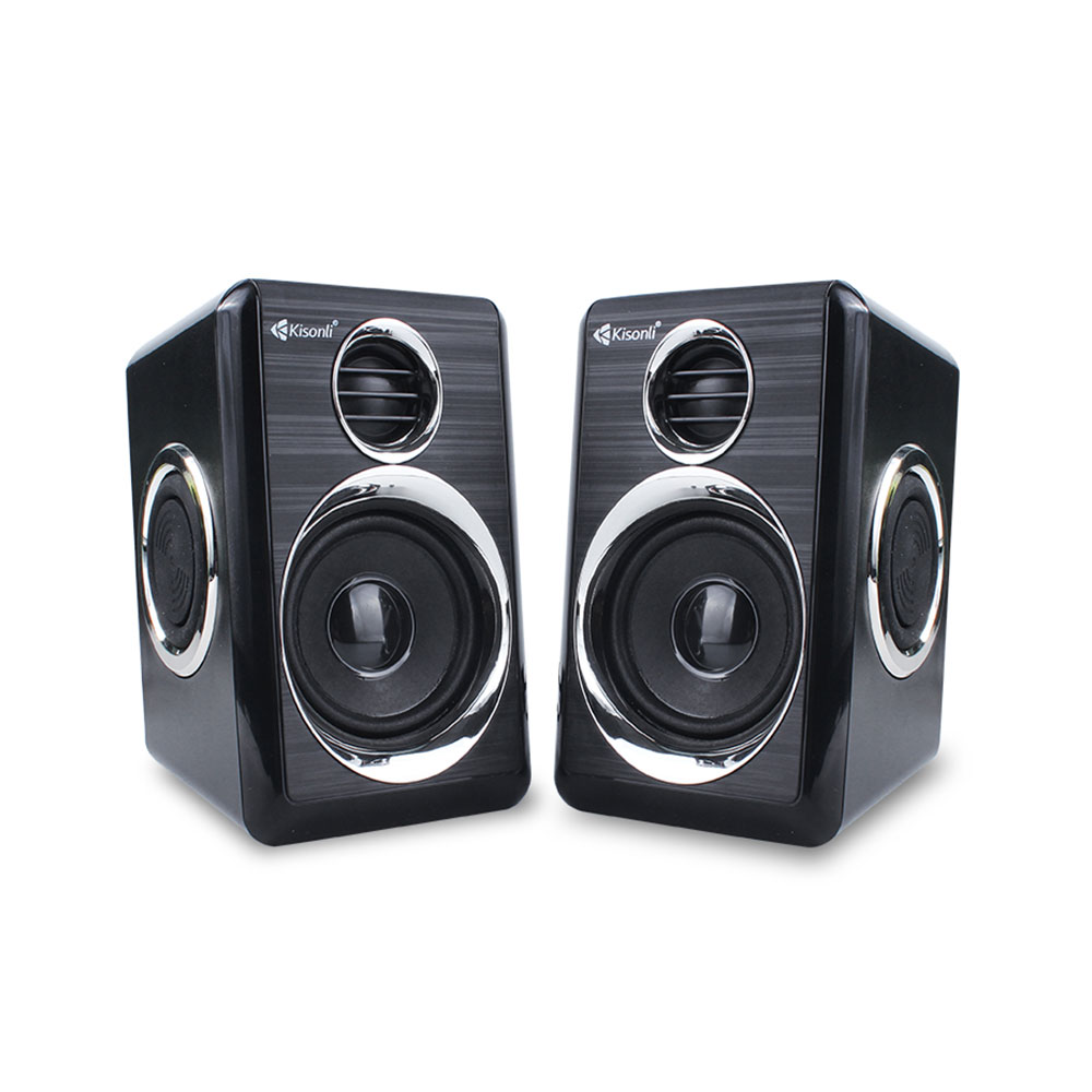 Kisonli T-005,Speaker 2x3W, USB, Black - 22157