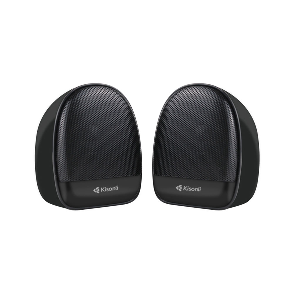 Kisonli KS-08,Speaker 2x3W, USB, Black - 22158