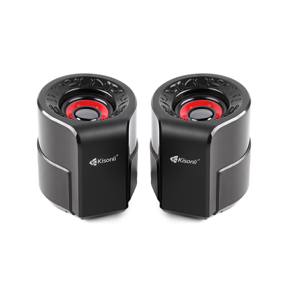 Kisonli A-909,Speaker 2x3W, USB, Black - 22160