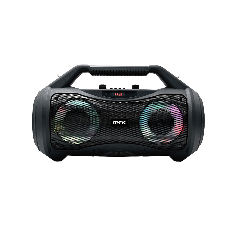 Moveteck TF4163,Speaker Bluetooth, Karaoke, TWS, USB, SD, FM, AUX, Black - 22167
