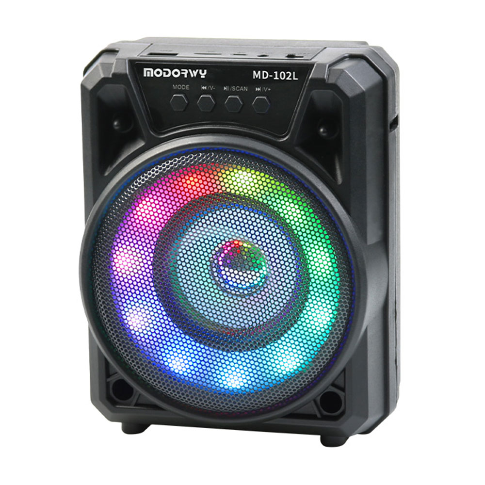 Modorwy MD-102L,Speaker Bluetooth, Karaoke, Microphone, USB, SD, FM, AUX, Black - 22176
