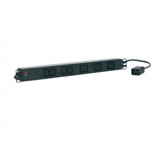 AEG 6000006830 Power strip PDU 16-1, 4x IEC320 C13 (10A), 3x IEC320 C19 (16A), Rackmount