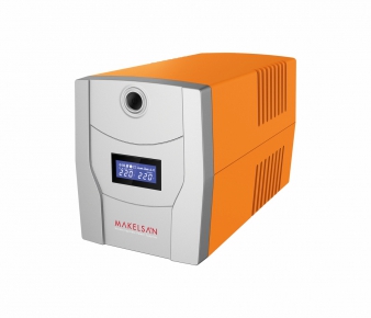 Makelsan MU01500L11LX005 UPS 1500VA/ 900W Lion X, 2 x 12V 9Ah, LED, USB