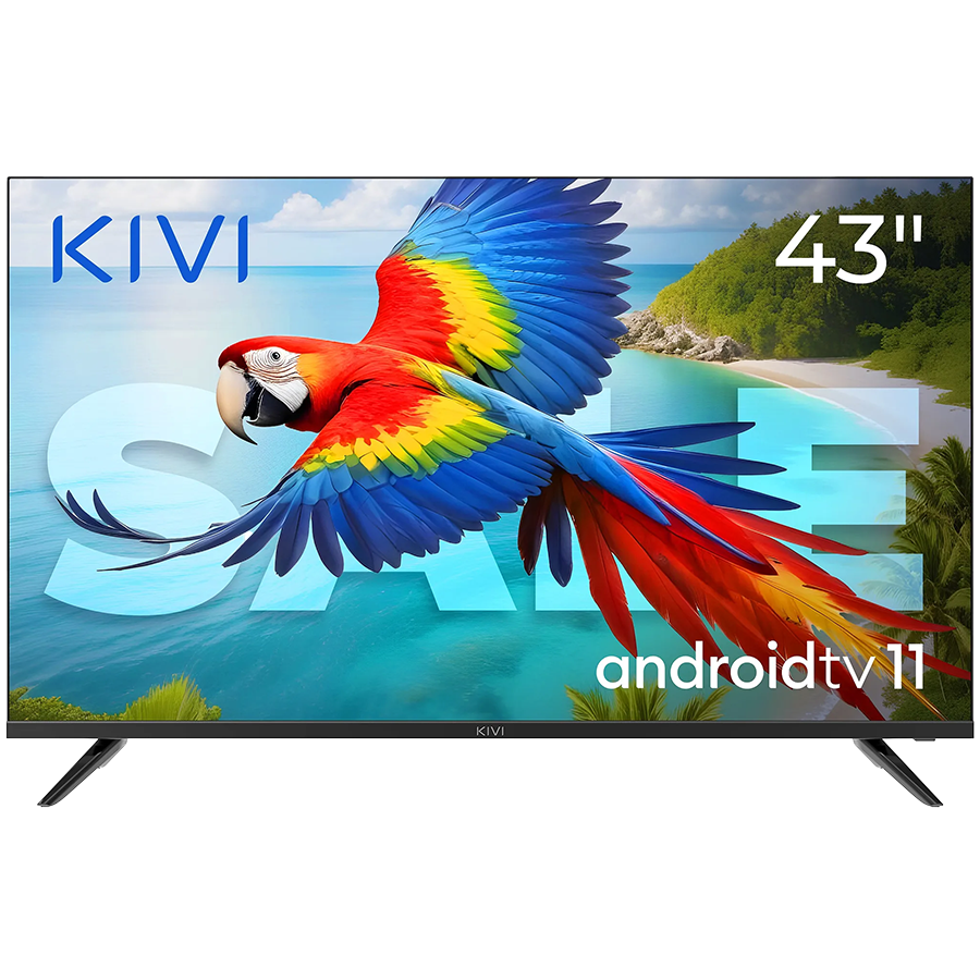 KIVI 43F730QB 43',FHD,Android TV 11,Black,1920x1080,60 Hz,BT5.1,HDMI ports 4