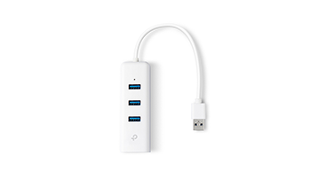 TP-LINK UE330 V2 USB 3.0 3-Port Hub & Gigabit Ethernet Adapter 2 in 1 USB Adapter
