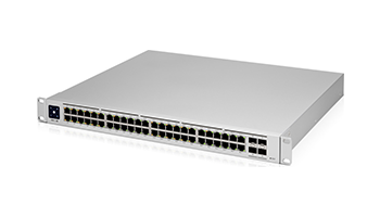 Ubiquiti USW-48 configurable Gigabit Layer 2 switch with 48 Gigabit Ethernet ports