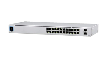 Ubiquiti USW-ENTER-24-POE 120W UniFi Managed Gigabit Layer 2 Ethernet Switch with SFP, 24x RJ45 Port