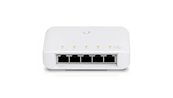 Ubiquiti USW-FLEX Indoor/Outdoor 5-Port PoE Gigabit Switch with 802.3bt Input Power Support