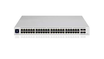 UBIQUITI USW-PRO-48 (48) GbE RJ45 ports and (4) 10G SFP+ ports