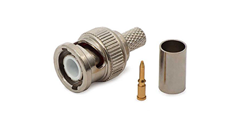 DeTech, Connector BNC,Male, Straight, RG6, 75Ohm,- 17144