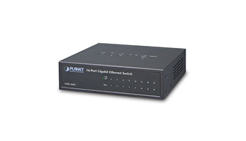 Planet Switch GSD-1603 16-Port 10/100/1000BASE-T Desktop Gigabit Ethernet Switch, Metal (External Po
