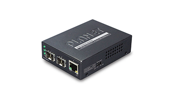 Planet Media Converter GT-1205A 10/100/1000BASE-T to Dual 100/1000BASE-X SFP Media Converter