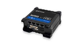 Teltonika WiFi Router RUT955 Compact industrial redundant 4G / 3G / 2G 