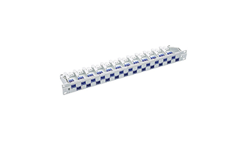 Patch panel 24xRJ45 unshielded Cat.6, 19 "1U, loaded R812475
