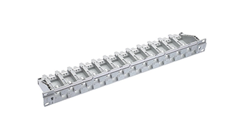 Patch panel 24xRJ45 shielded Cat.5 / 6, 19 "1U, uncharged R812466
