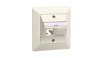 FM socket 88x88 mm 2x1 port, uncharged, built-in installation, IP20 R310788