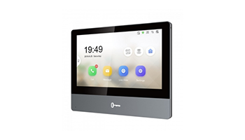 HIKVISION DS-KH8350-WTE1 7" Touch-Screen monitor panel with IPS display for IP video intercom system