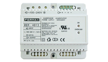 FERMAX 4813 P.S.U. DIN6 100-240VAC/12VDC-2A