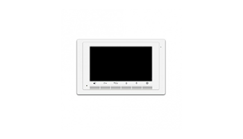 V-TEC DT17S/D7 Color 7" TFT white monitor with touch buttons